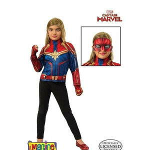Captain Marvel Deluxe Dress Up Costume Size 4+